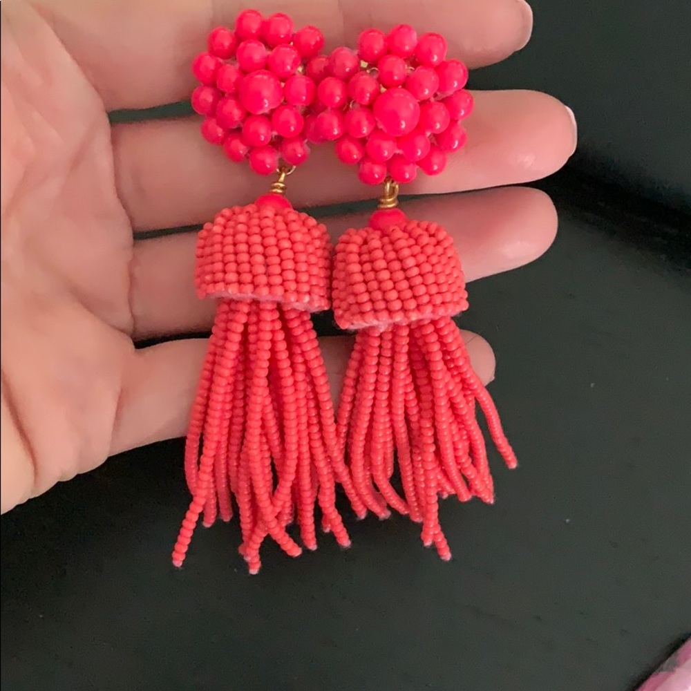 Bright/hot pink Lisi Lerch earrings